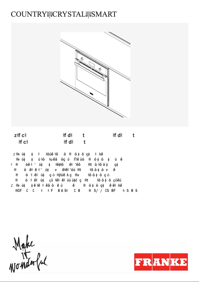 Page 1 de la notice Manuel utilisateur Franke SM 86 M XS/F