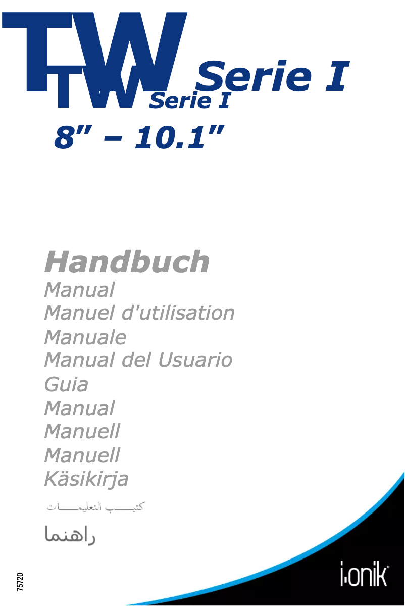Image de la première page du manuel de l'appareil TW Serie 1