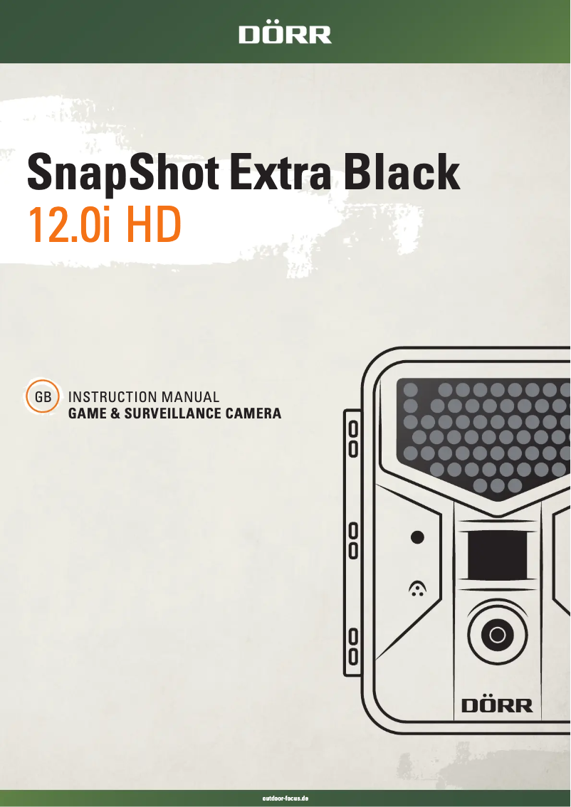 Page n°1 - Manuel utilisateur Dörr SnapShot Extra Black 12.0I HD