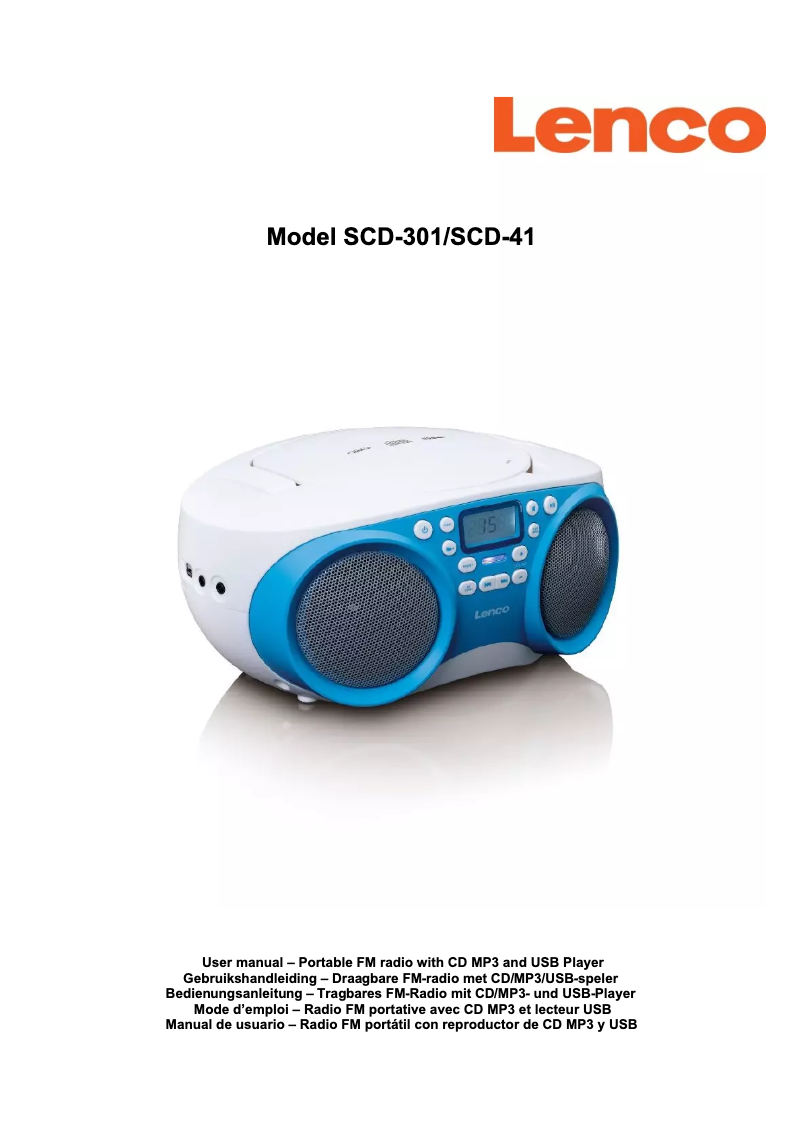 Image de la première page du manuel de l'appareil SCD-41