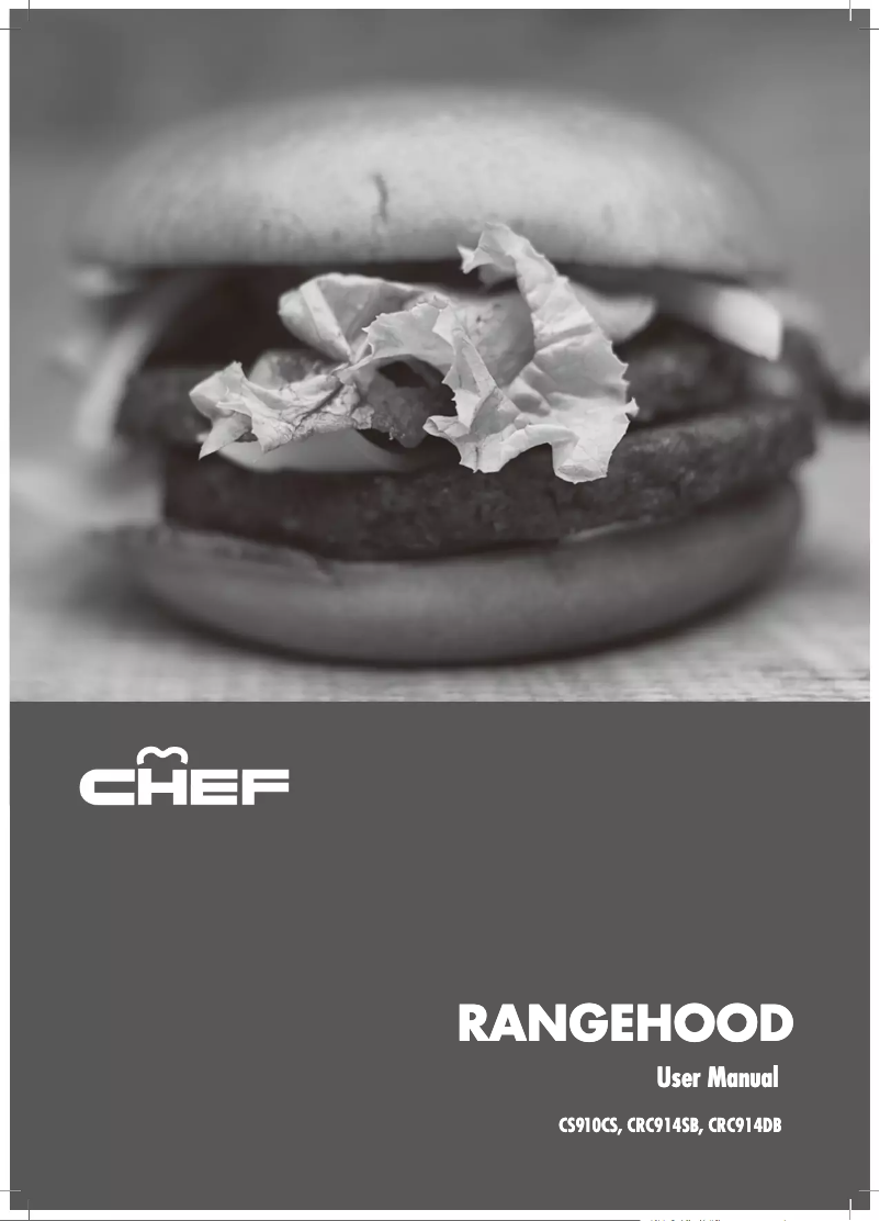 Page 1 de la notice Manuel utilisateur Chef CS910CS