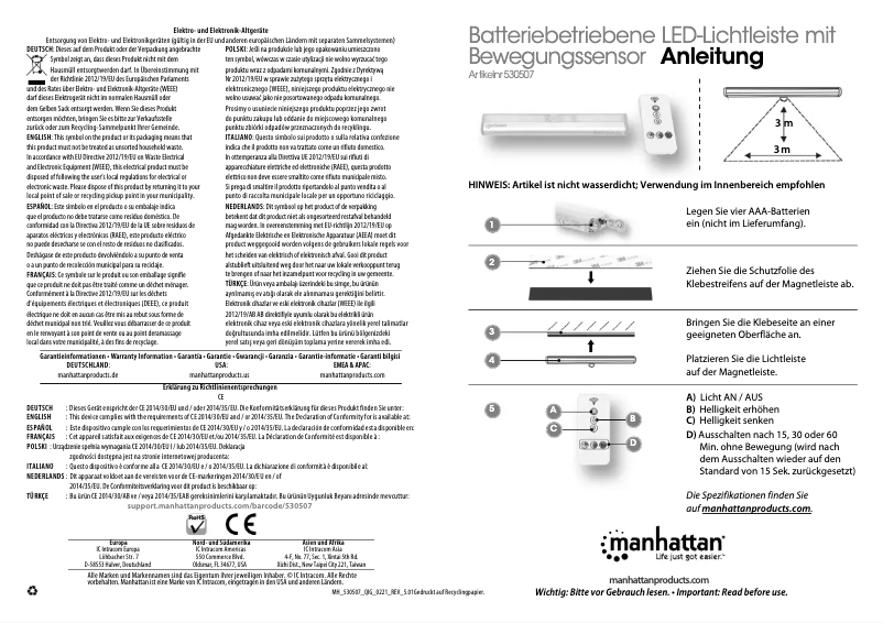 Image de la première page du manuel de l'appareil 530507