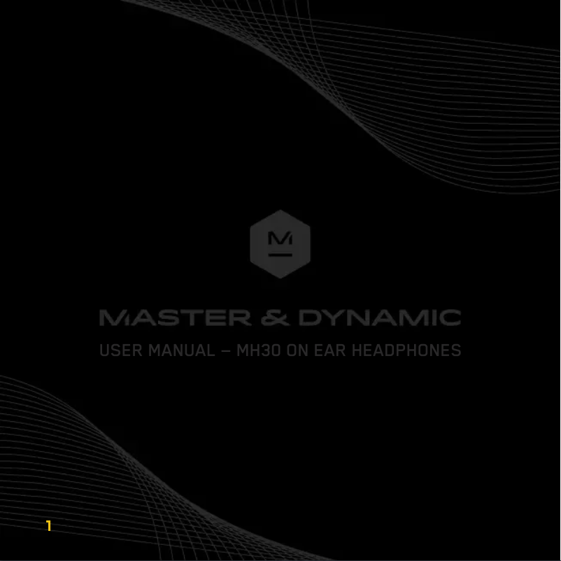 Image de la première page du manuel de l'appareil MH30