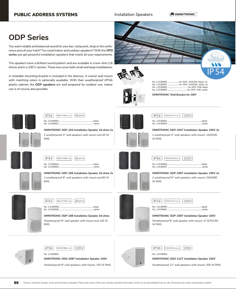 Image de la première page du manuel de l'appareil ODP-204T