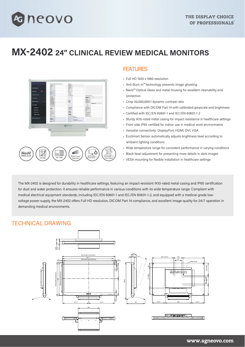 Image de la première page du manuel de l'appareil MX-2402