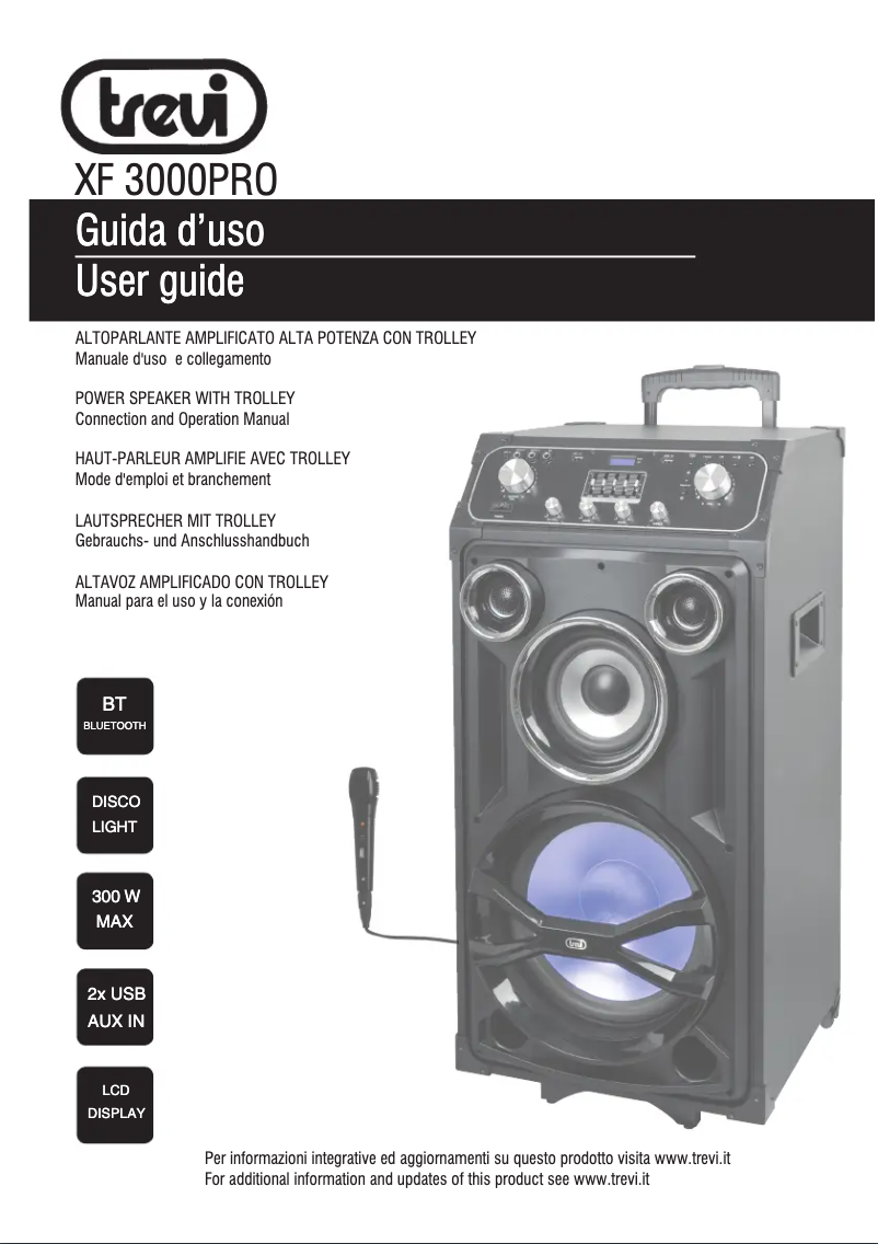 Image de la première page du manuel de l'appareil XF 3000 PRO