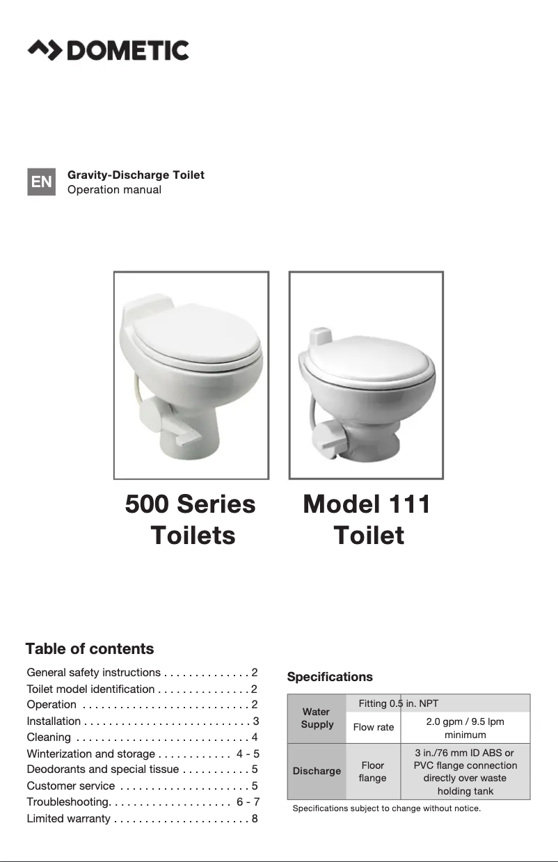 Imagen de la primera página del manual del dispositivo 510