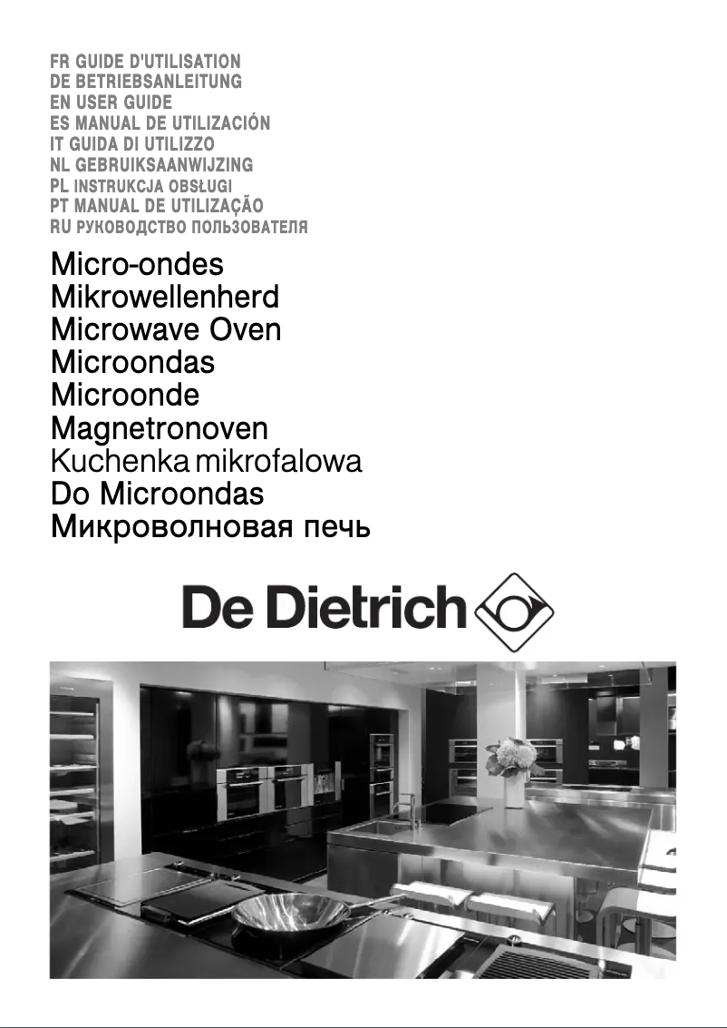 Page 1 de la notice Manuel utilisateur De Dietrich DME1129X