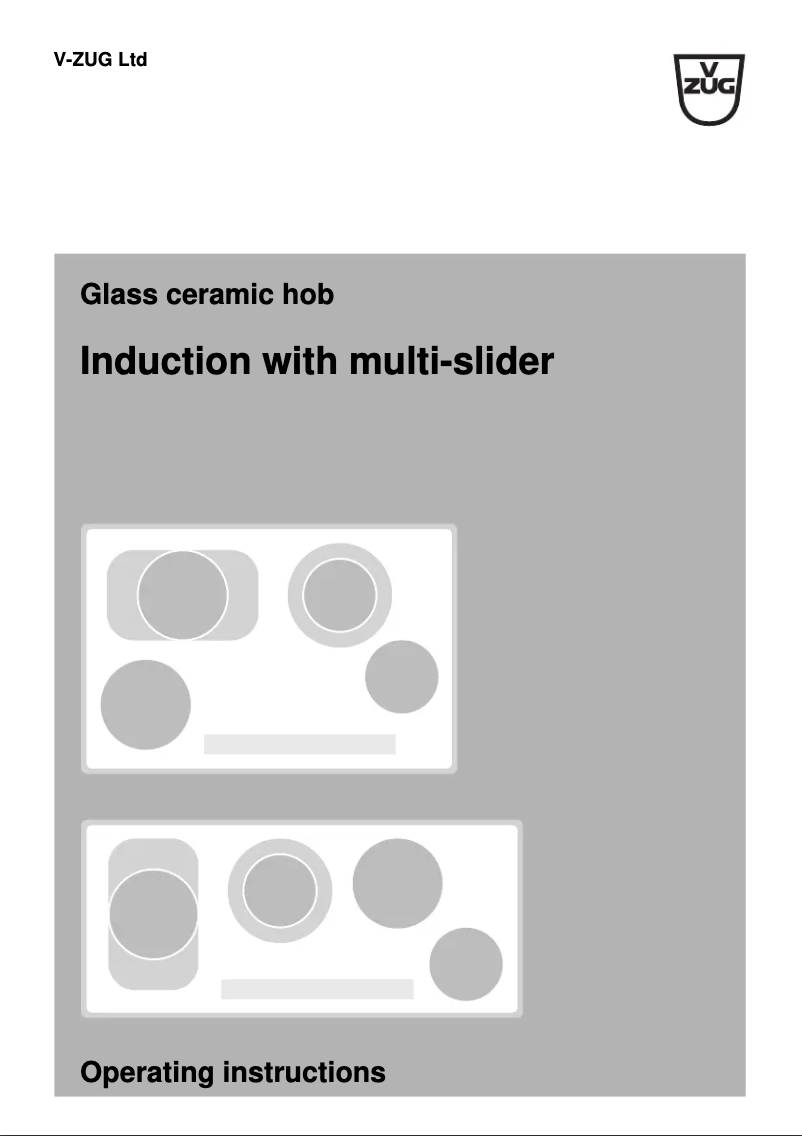 Page n°1 - Manuel utilisateur V-Zug GK45TEASC