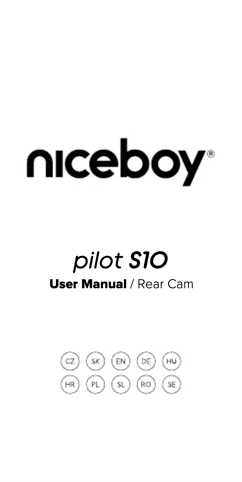 Page 1 de la notice Manuel utilisateur Niceboy PILOT S10