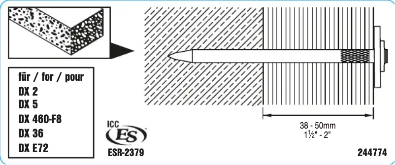 Page 1 de la notice Manuel utilisateur Hilti X-C P8S