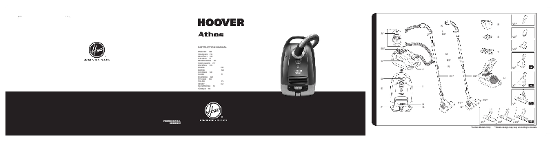 Page n°1 - Manuel utilisateur Hoover Athos TAT 2201