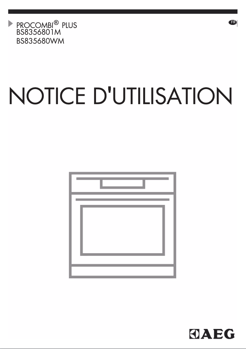 Page n°1 - Manuel utilisateur AEG BS835680WM