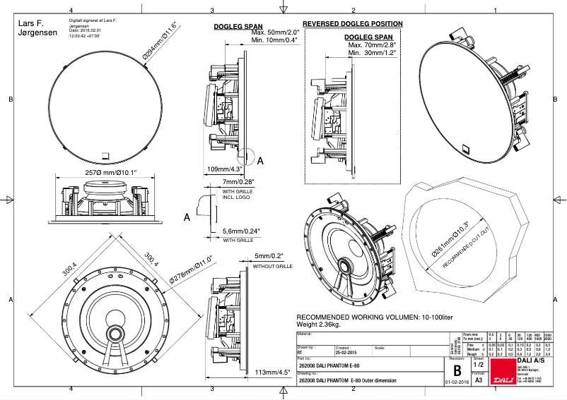 Image de la première page du manuel de l'appareil Phantom E-80