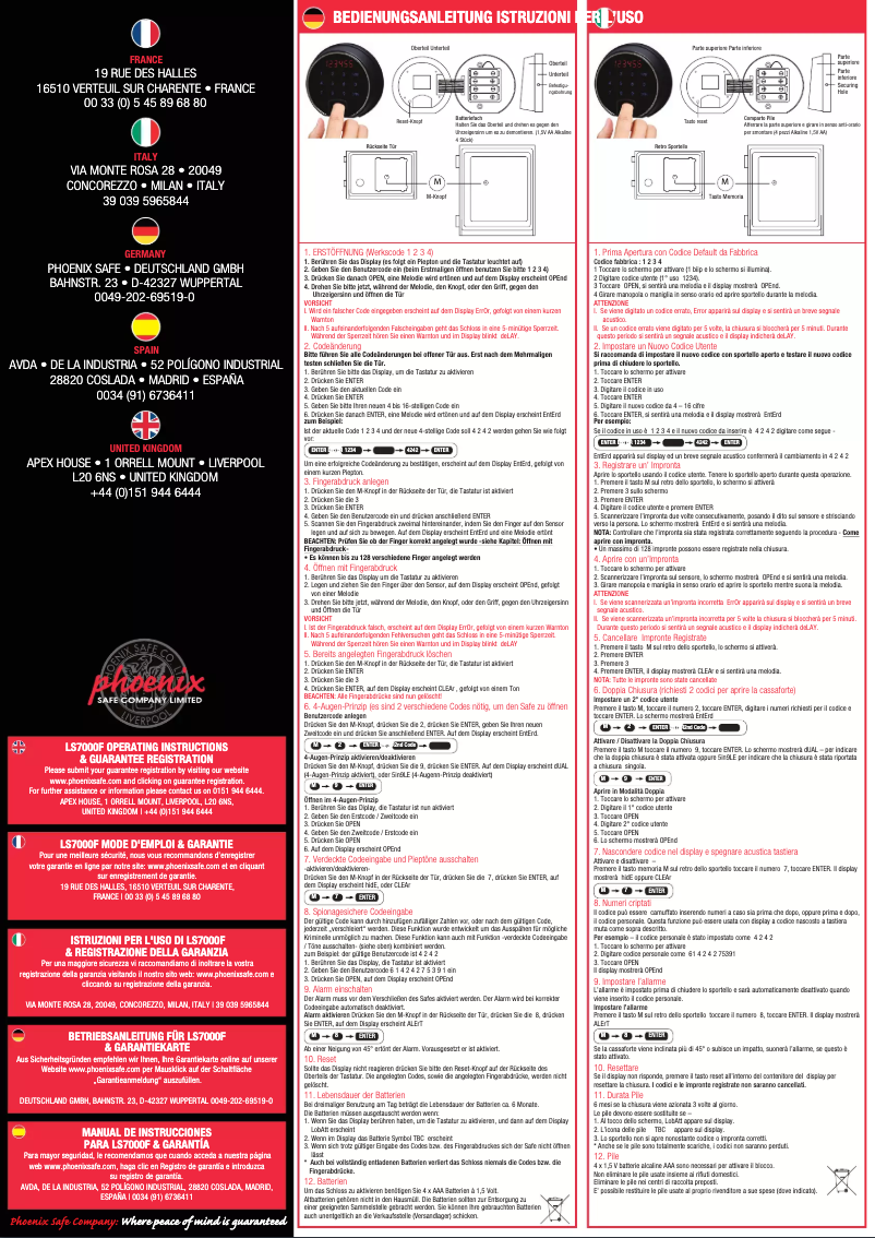 Imagen de la primera página del manual del dispositivo Next Luxury LS7002FW