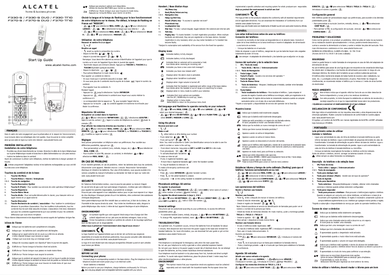 Image de la première page du manuel de l'appareil F370-S Duo