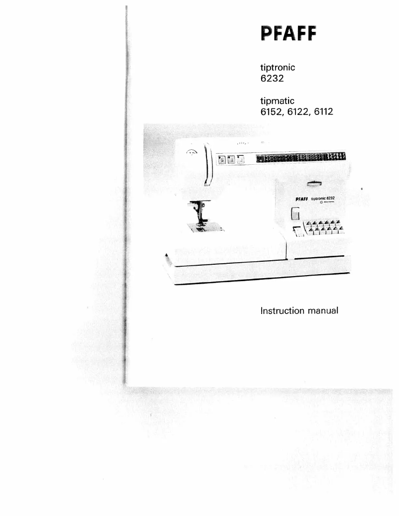 Image de la première page du manuel de l'appareil tiptronic 6232