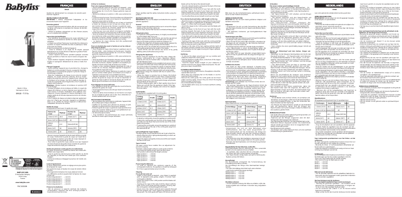 Page n°1 - Manuel utilisateur BaByliss Super-X Metal E992E