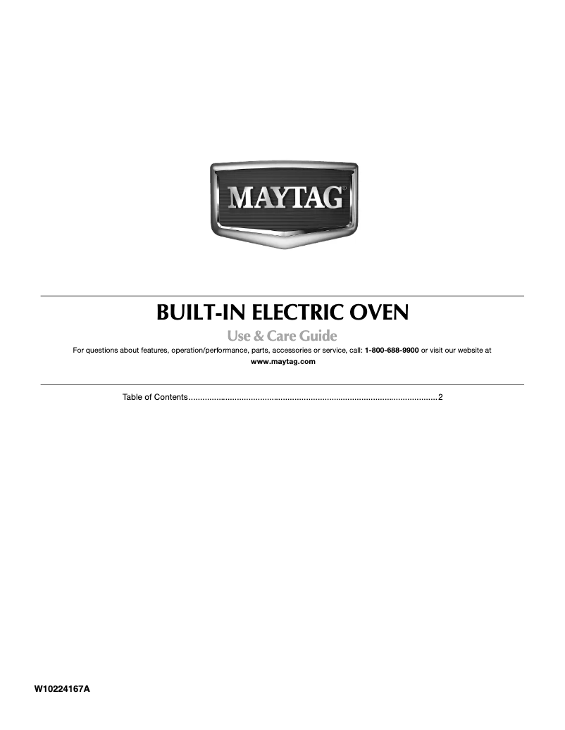 Page n°1 - Manuel utilisateur Maytag CWE4100ACB