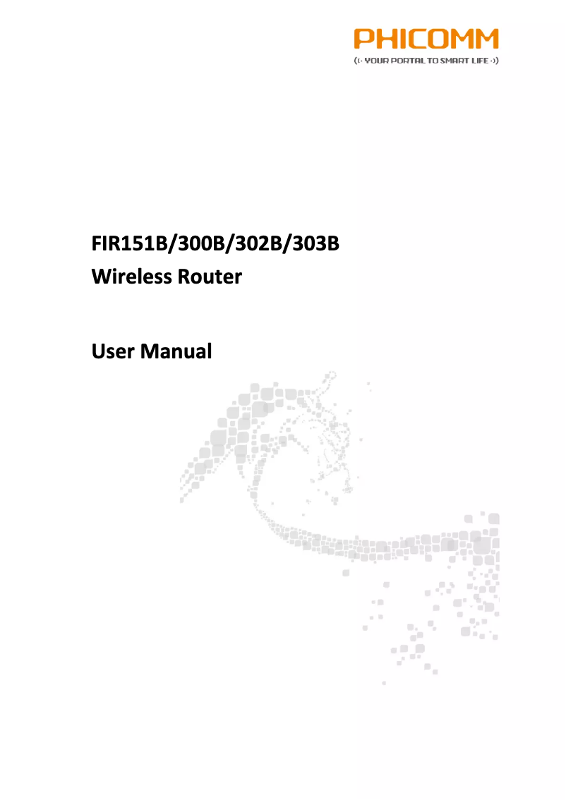 Page n°1 - Manuel utilisateur Phicomm FIR-300B