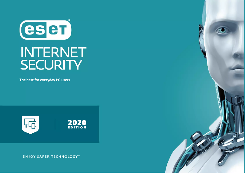 Page 1 de la notice Fiche technique ESET Internet Security 2020