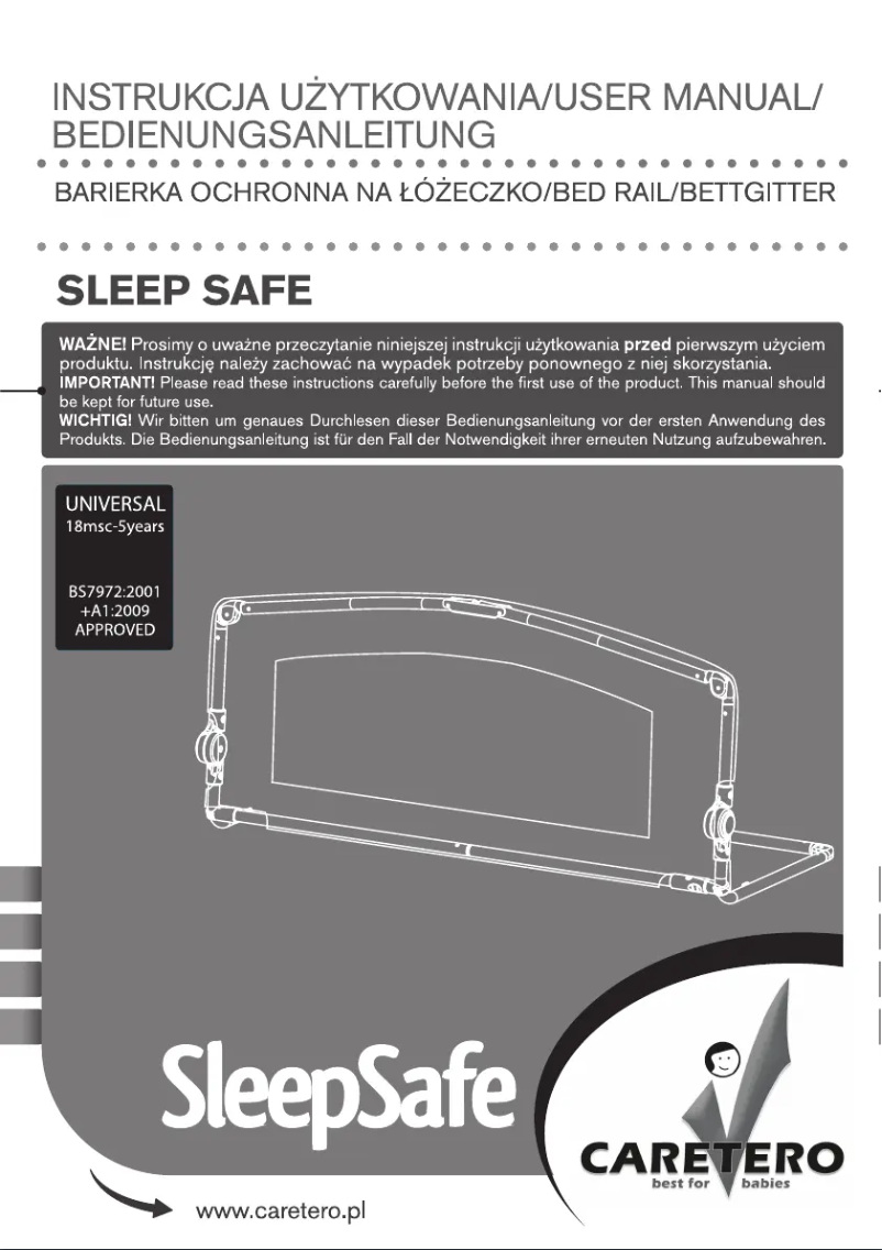 Image de la première page du manuel de l'appareil SleepSafe