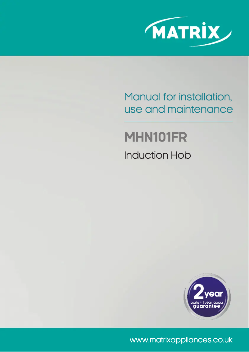 Image de la première page du manuel de l'appareil MHN101FR