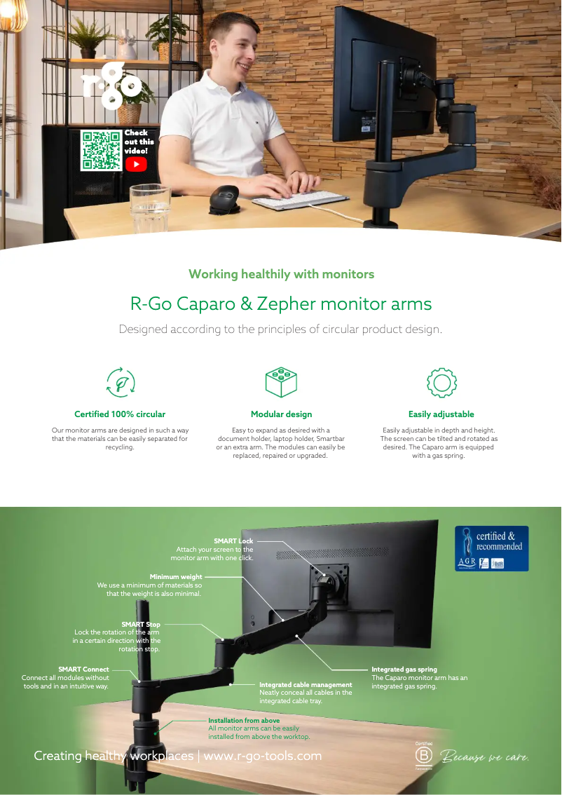 Page 1 de la notice Fiche technique R-Go Tools Zepher 4 C2