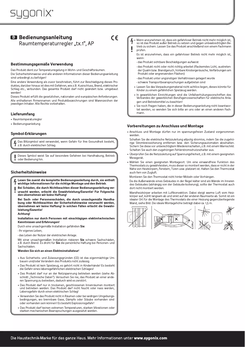 Image de la première page du manuel de l'appareil tx.1