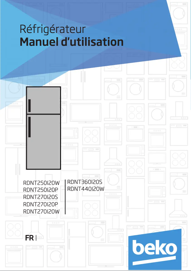 Page n°1 - Manuel utilisateur Beko RDNT360I20BS
