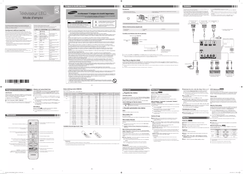 Página 1 del manual Manual de usuario Samsung UA40H5003AR