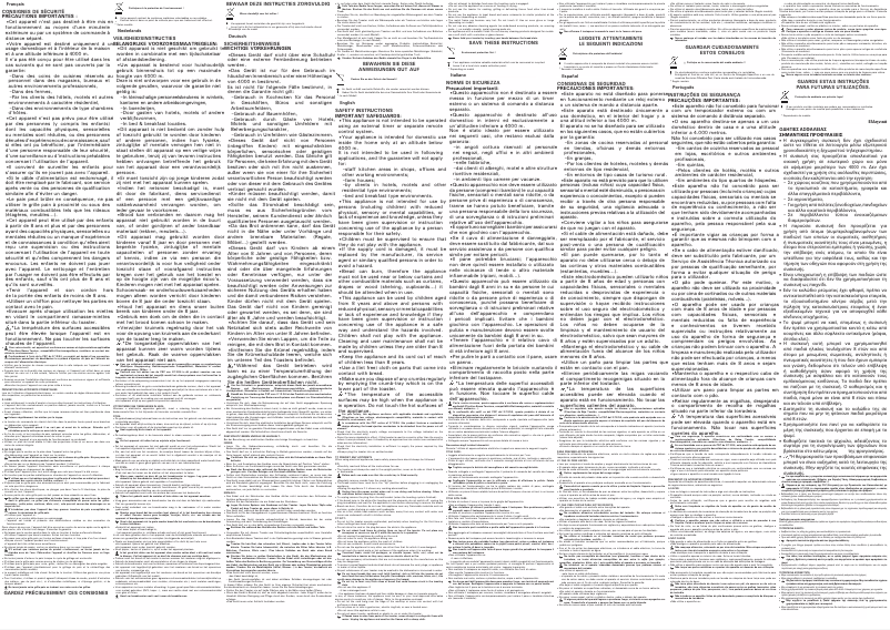 Page 1 de la notice Manuel utilisateur Moulinex Soleil 2 LT3018