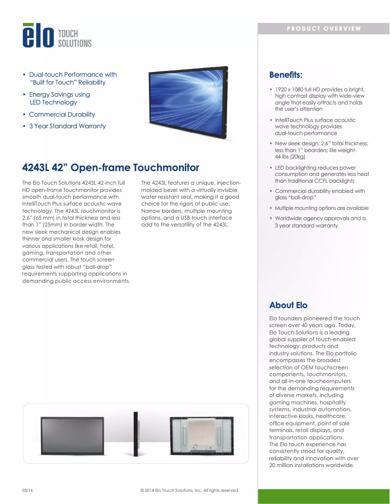 Image de la première page du manuel de l'appareil 4243L