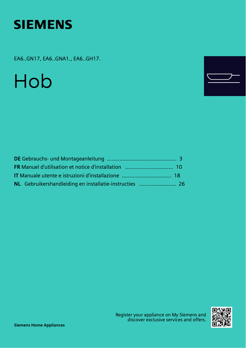 Image de la première page du manuel de l'appareil EQ211KA0BZ