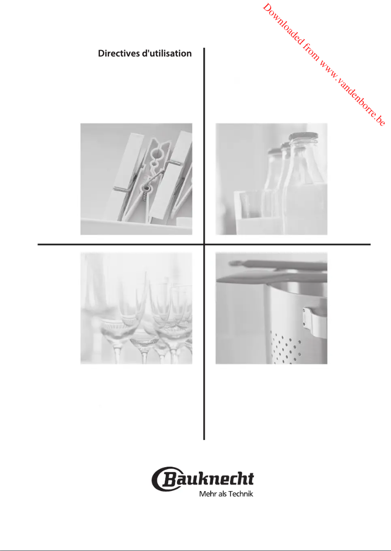 Page 1 de la notice Manuel utilisateur Bauknecht CTAI 9640 IN