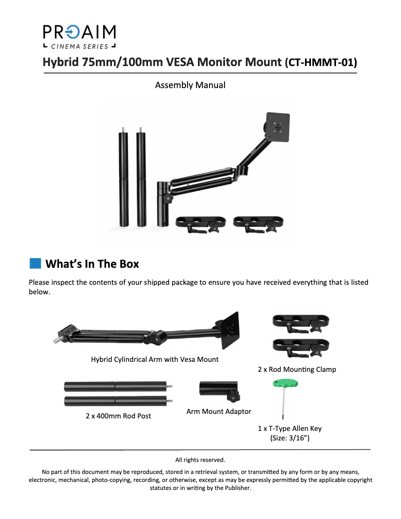 Image de la première page du manuel de l'appareil CT-HMMT-01