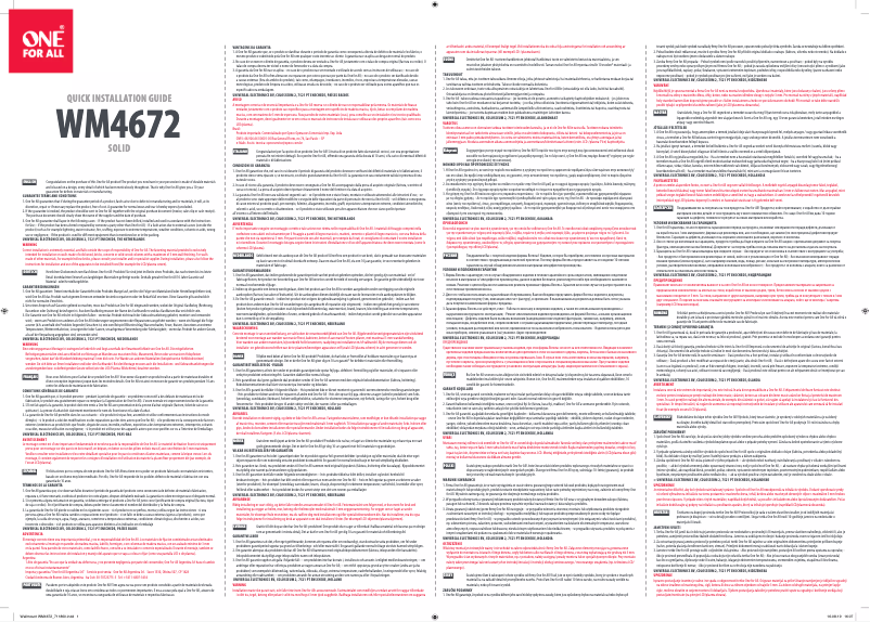 Image de la première page du manuel de l'appareil WM 4672