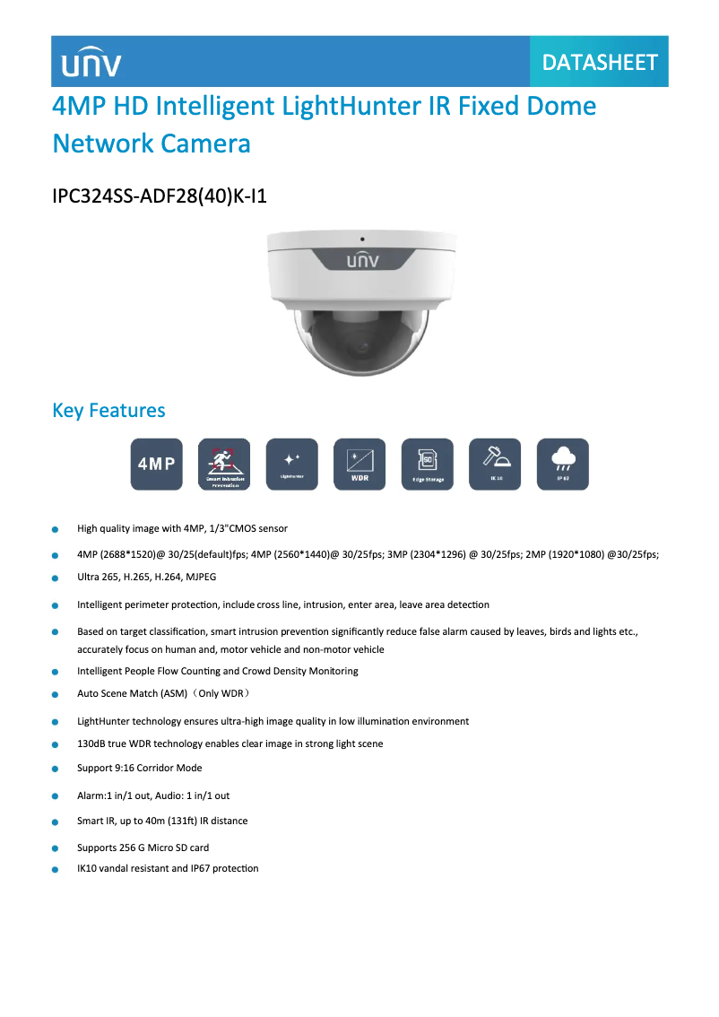 Image de la première page du manuel de l'appareil IPC324SS-ADF28(40)K-I1