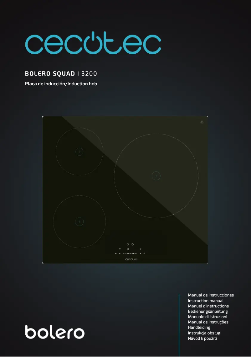Page 1 de la notice Manuel utilisateur Cecotec Bolero Squad I 3200