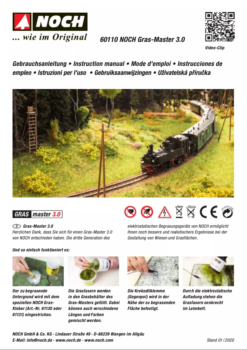 Image de la première page du manuel de l'appareil Gras-Master 3.0