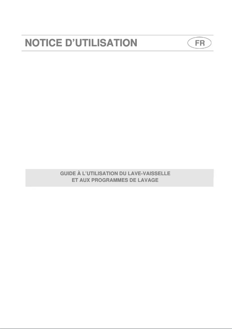 Page 1 de la notice Manuel utilisateur Smeg LSA6544X3