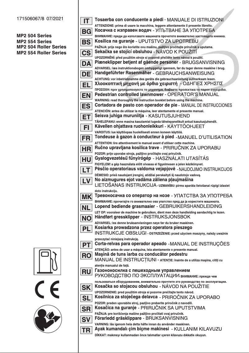 Page n°1 - Manuel utilisateur Stiga Twinclip 950 VE