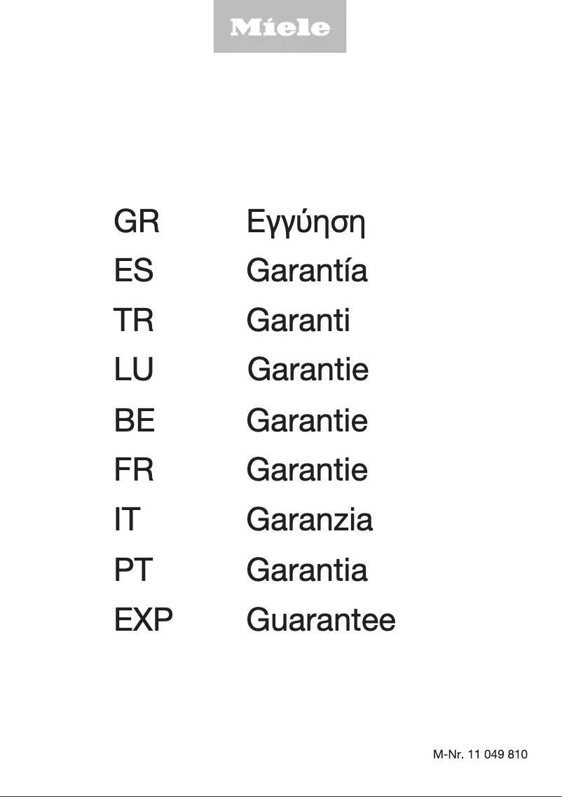 Page 1 de la notice Mode d'emploi Miele G 5050 SCVi Active
