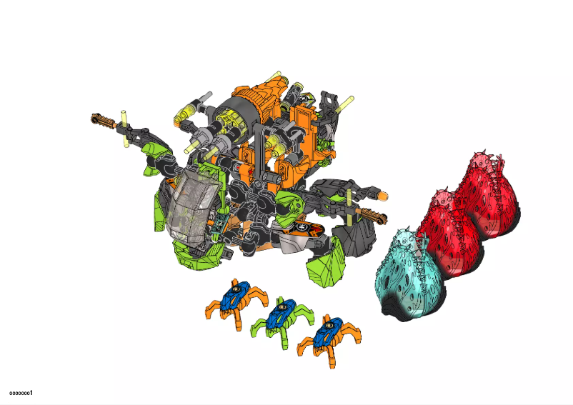 Image de la première page du manuel de l'appareil Hero Factory 44025