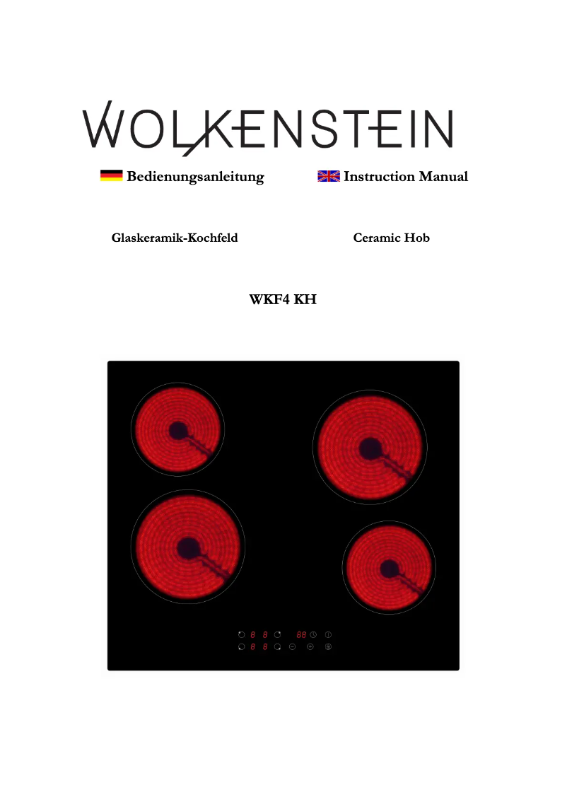 Page n°1 - Manuel utilisateur Wolkenstein WKF4 KH