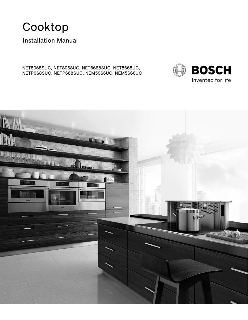 Page 1 de la notice Guide d'installation Bosch NETP068SUC