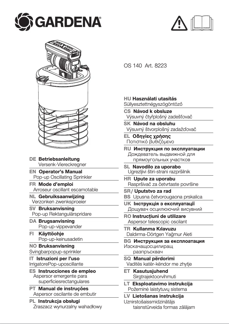 Image de la première page du manuel de l'appareil OS 140