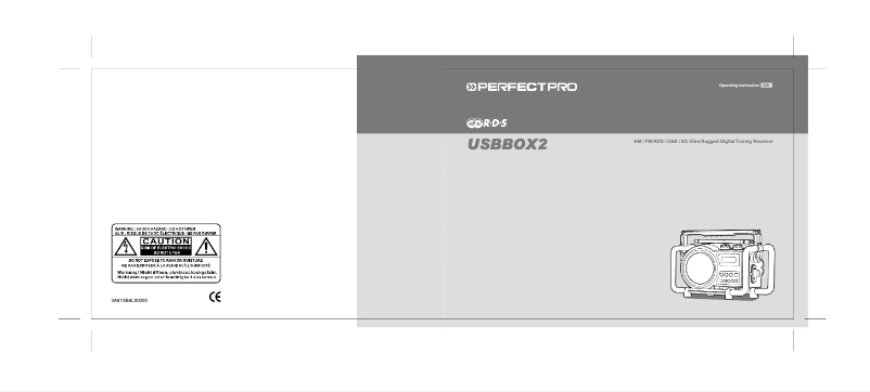 Page 1 de la notice Manuel utilisateur PerfectPro USBBOX 2
