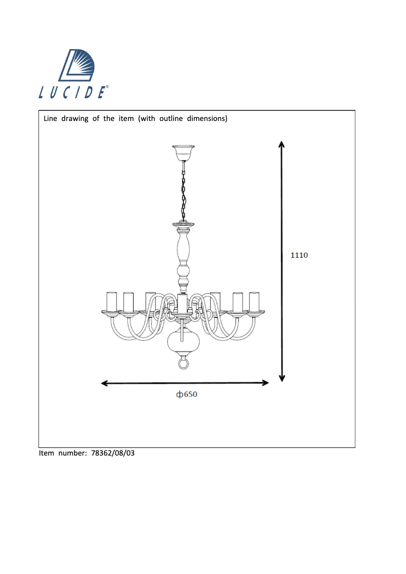 Image de la première page du manuel de l'appareil Barrocco 78362/08/03