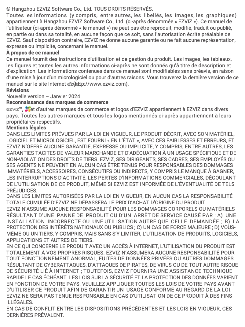 Image de la première page du manuel de l'appareil HP3 Pro